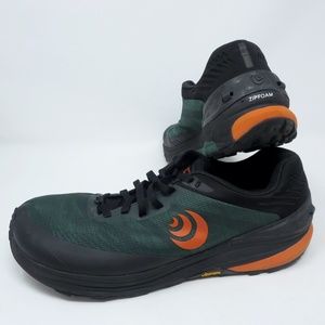 Topo Athletic Ultraventure Pro Athletic Shoe Mens Size 11 Green Black Orange